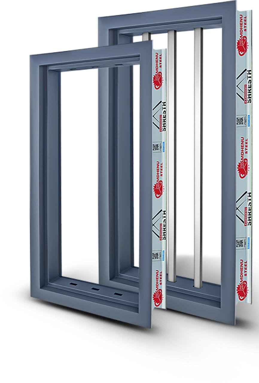 Shresht Steel Frame Window - Twin Panel 01